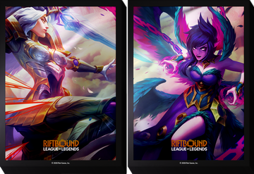 Riftbound League of Legends TCG: Vendetta Art Sleeve #4 (Kayle vs Morgana)