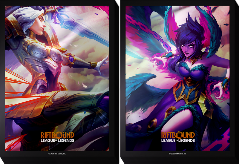 Riftbound League of Legends TCG: Vendetta Art Sleeve #4 (Kayle vs Morgana)