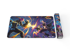 Riftbound League of Legends TCG: Vendetta Playmat #1 (Vi and Jinx) Card Game Accessories UVS Games