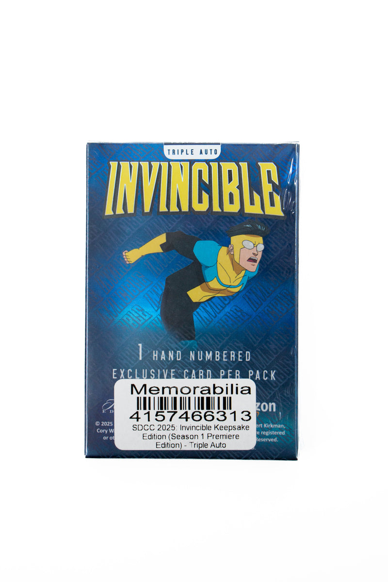 SDCC 2025: Invincible Keepsake Edition (Season 1 Premiere Edition) - Triple Auto 1/500 Laser Signagraph Autograph Hand Numbered