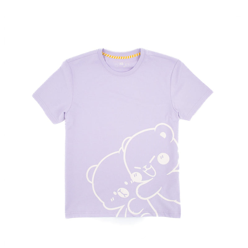 Milk Mocha Bear: Giordano x Milk Mocha Bear: Side Hugging T-Shirts Milk Mocha Bear