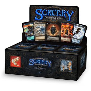 Sorcery TCG: Erik's Curiosa: Contested Realm BETA Edition Booster Box - 36 Packs Card Game Erik's Curiosa
