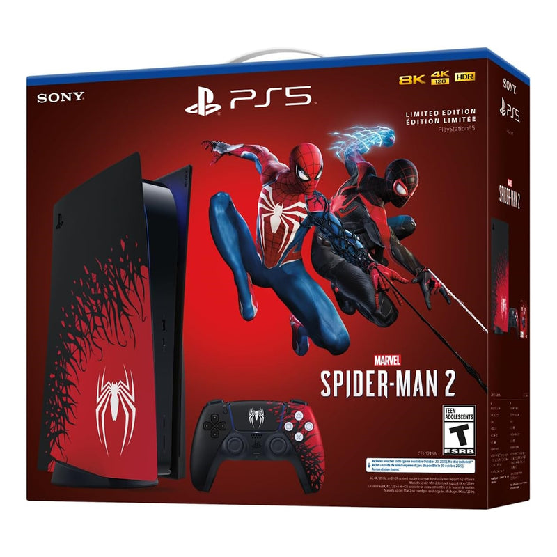 Sony PlayStation 5 PS5 Console - Marvel’s Spider-Man 2 Limited Edition System Bundle PlayStation Systems Sony