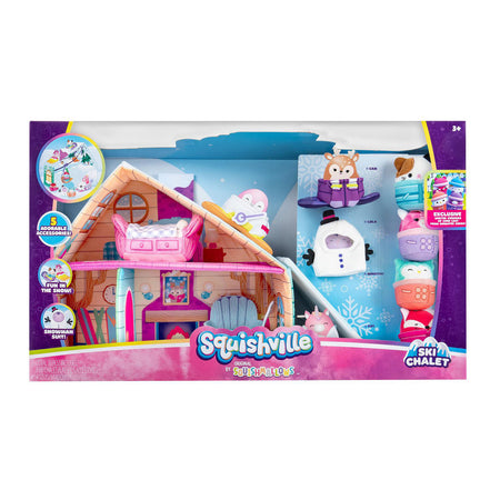 Squishmallows: Squishville Ski Chalet Playset Toys & Games Kellytoy