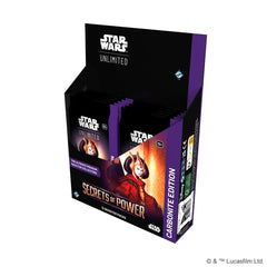 Star Wars Unlimited TCG: Secrets of Power Carbonite Booster Box - 12 Packs Card Game Fantasy Flight Games