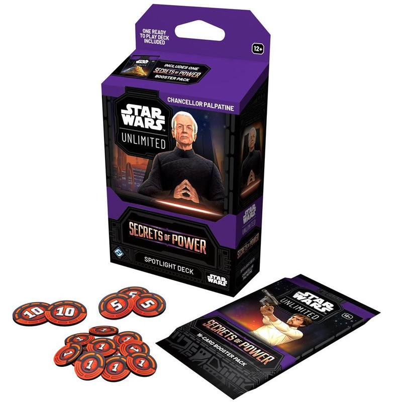 Star Wars Unlimited TCG: Secrets of Power Spotlight Deck - Chancellor Palpatine Card Game Fantasy Flight Games