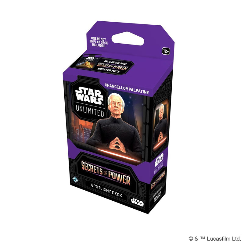 Star Wars Unlimited TCG: Secrets of Power Spotlight Deck - Chancellor Palpatine Card Game Fantasy Flight Games