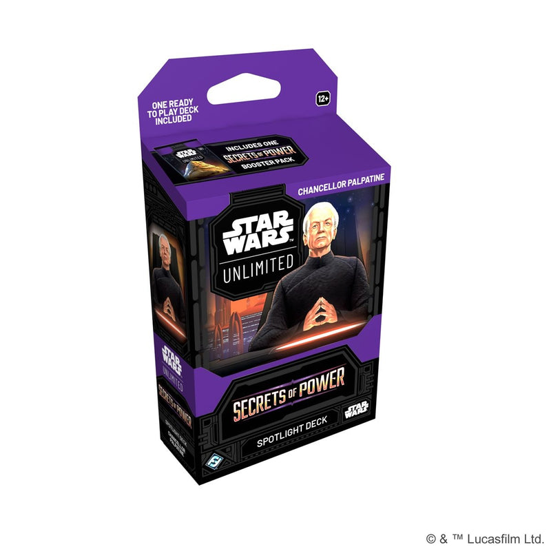 Star Wars Unlimited TCG: Secrets of Power Spotlight Deck - Chancellor Palpatine Card Game Fantasy Flight Games