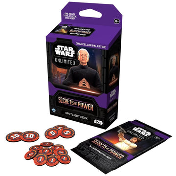 Star Wars Unlimited TCG: Secrets of Power Spotlight Deck - Chancellor Palpatine Card Game Fantasy Flight Games