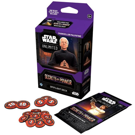 Star Wars Unlimited TCG: Secrets of Power Spotlight Deck - Chancellor Palpatine Card Game Fantasy Flight Games