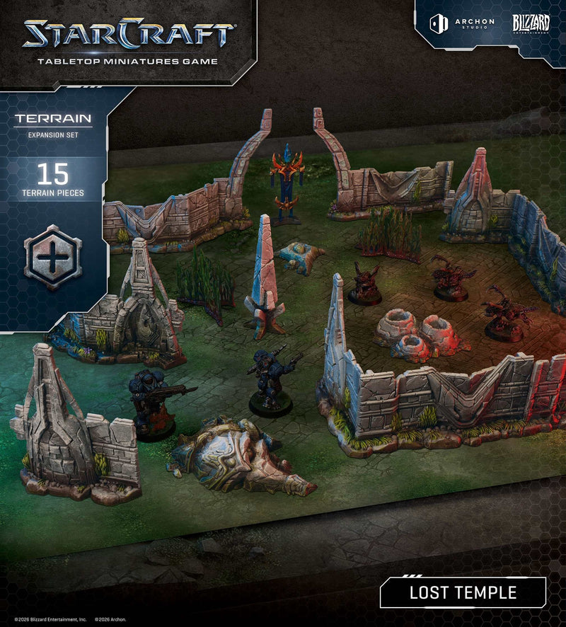 Starcraft: The Miniatures Game: Lost Temple - Terrain Expansion Set Tabletop Miniatures Archon Studios