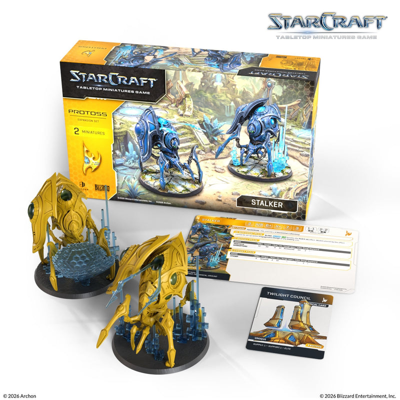 Starcraft: The Miniatures Game: Protoss: Stalker Expansion Set Tabletop Miniatures Archon Studios