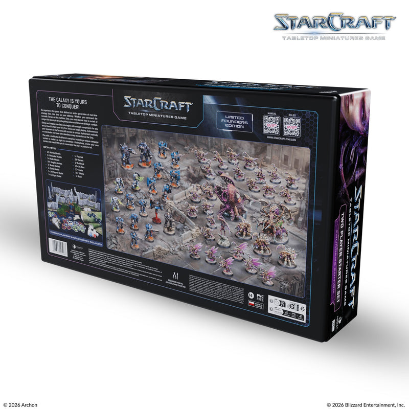 Starcraft: The Miniatures Game: Two Player Starter Set - Founders Edition Tabletop Miniatures Archon Studios