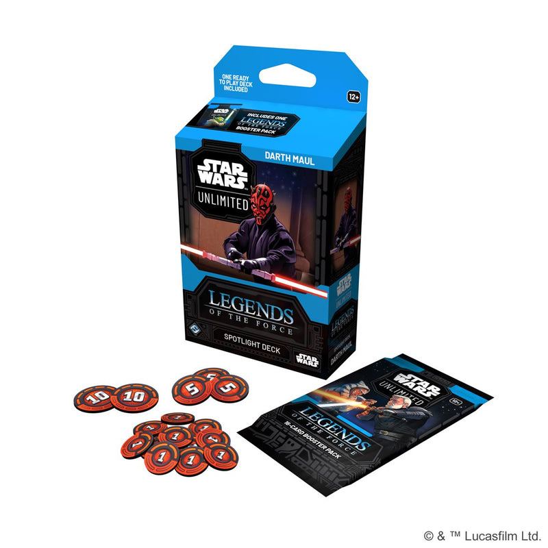 Star Wars Unlimited TCG: Legends of the Force Spotlight Deck - Darth Maul Card Game Fantasy Flight Games