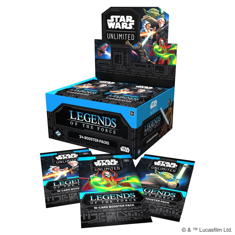 Star Wars Unlimited TCG: Legends of the Force Booster Box - 24 Packs Card Game Fantasy Flight Games