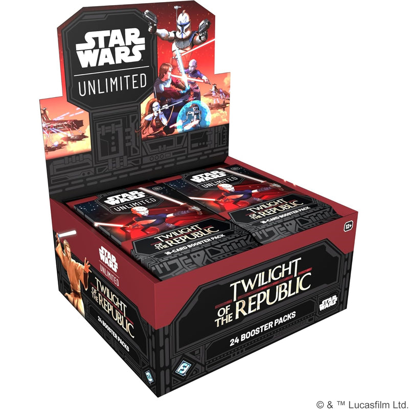 Star Wars Unlimited TCG: Twilight of the Republic Booster Box - 24 Packs Card Game Fantasy Flight Games