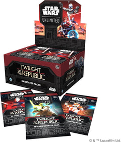 Star Wars Unlimited TCG: Twilight of the Republic Booster Box - 24 Packs Card Game Fantasy Flight Games