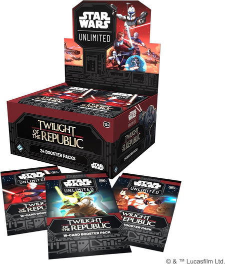 Star Wars Unlimited TCG: Twilight of the Republic Booster Box - 24 Packs Card Game Fantasy Flight Games