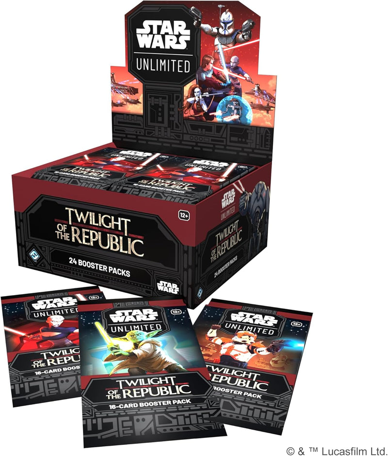 Star Wars Unlimited TCG: Twilight of the Republic Booster Box - 24 Packs Card Game Fantasy Flight Games
