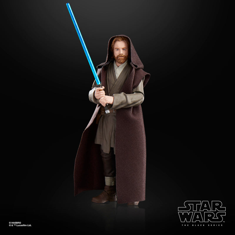 Star Wars: The Black Series - Obi-Wan Kenobi (Wandering Jedi) 6-Inch Collectible Action Figure Toys & Games Hasbro