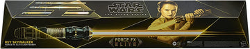 Star Wars: The Black Series - Rey Skywalker Force FX Elite Lightsaber Collectible with Advanced LED and Sound Effects Toys & Games Hasbro