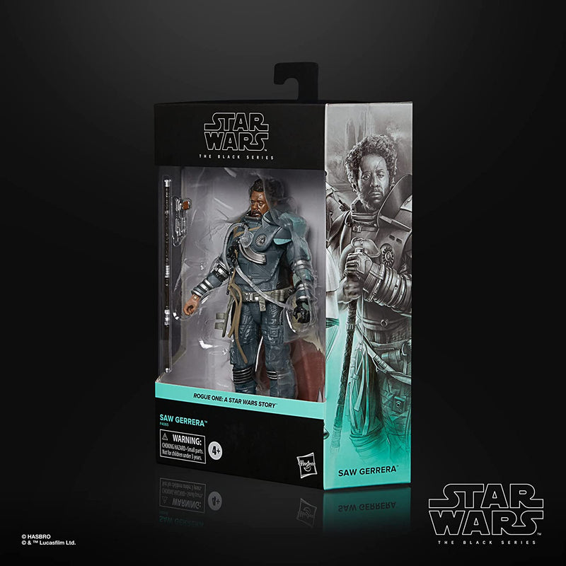 Star Wars: The Black Series - Saw Gerrera 6-Inch Rogue One: A Star Wars Story Collectible Action Figure Toys & Games Hasbro