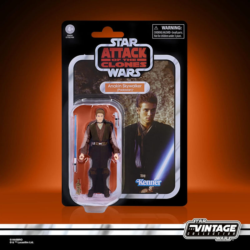 Star Wars: The Vintage Collection - Anakin Skywalker (Padawan) Deluxe 3.75-Inch Action Figure Toys & Games Hasbro