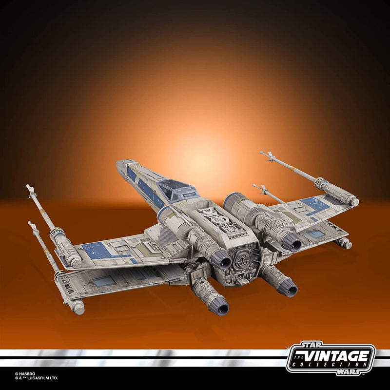 Star Wars: The Vintage Collection - Rogue One: A Star Wars Story Antoc Merrick’s X-Wing Fighter Vehicle with Action Figure Toys & Games Hasbro
