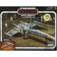 Star Wars: The Vintage Collection - Rogue One: A Star Wars Story Antoc Merrick’s X-Wing Fighter Vehicle with Action Figure Toys & Games Hasbro