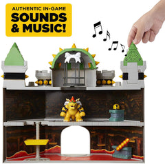 Super Mario Nintendo Deluxe Bowser's Castle Playset Toys & Games JAKKS Pacific