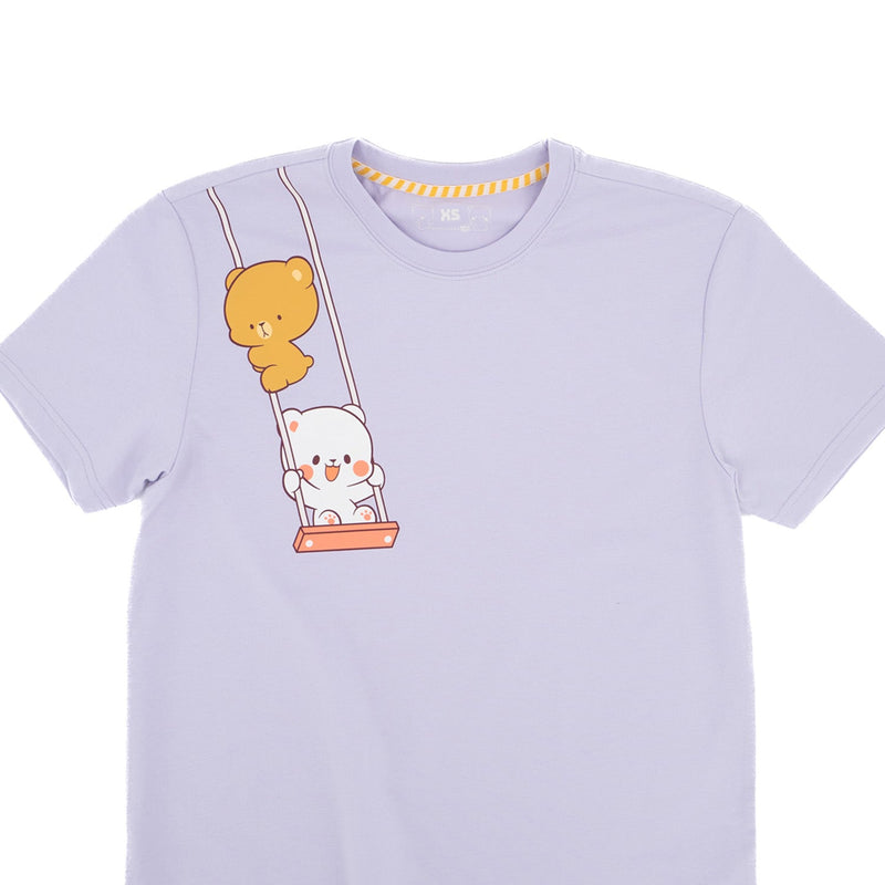 Milk Mocha Bear: Giordano x Milk Mocha Bear: Swing T-Shirts Milk Mocha Bear