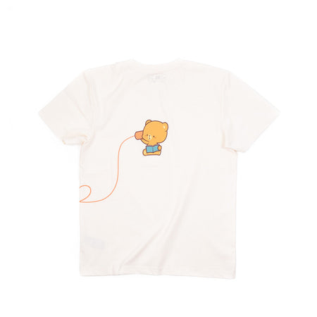 Milk Mocha Bear: Giordano x Milk Mocha Bear: Playing Telephone T-Shirts Milk Mocha Bear