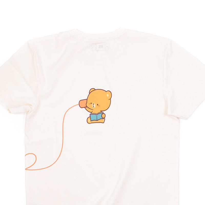 Milk Mocha Bear: Giordano x Milk Mocha Bear: Playing Telephone T-Shirts Milk Mocha Bear