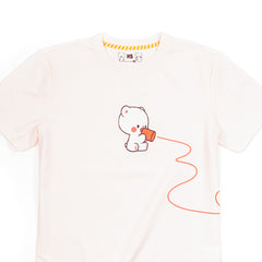 Milk Mocha Bear: Giordano x Milk Mocha Bear: Playing Telephone T-Shirts Milk Mocha Bear