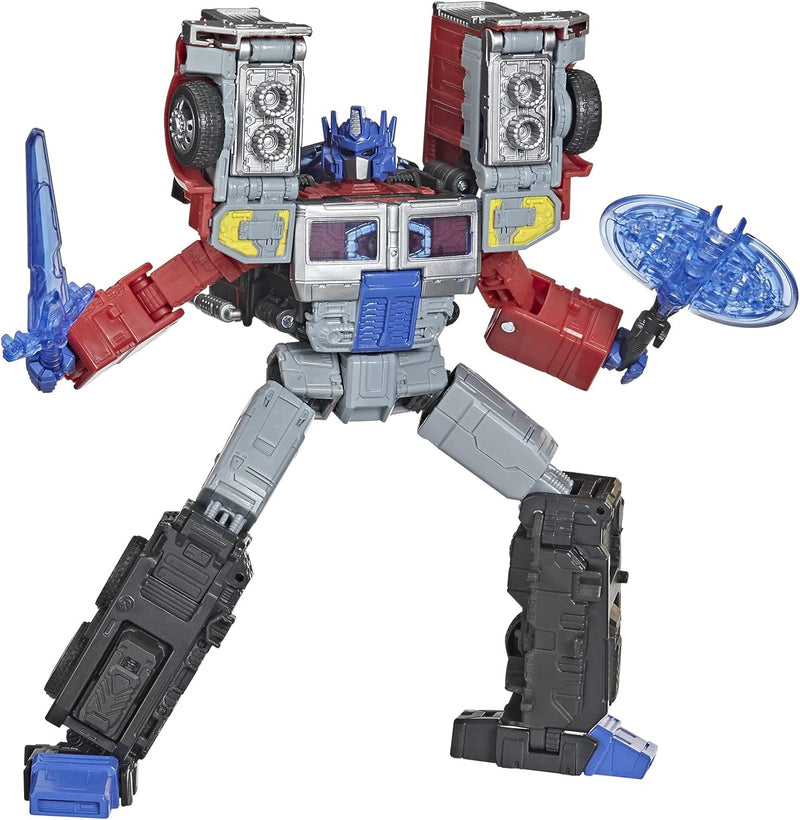 Transformers Generations Legacy Series: Leader G2 Universe Laser Optimus Prime Action Figure Toys & Games Hasbro