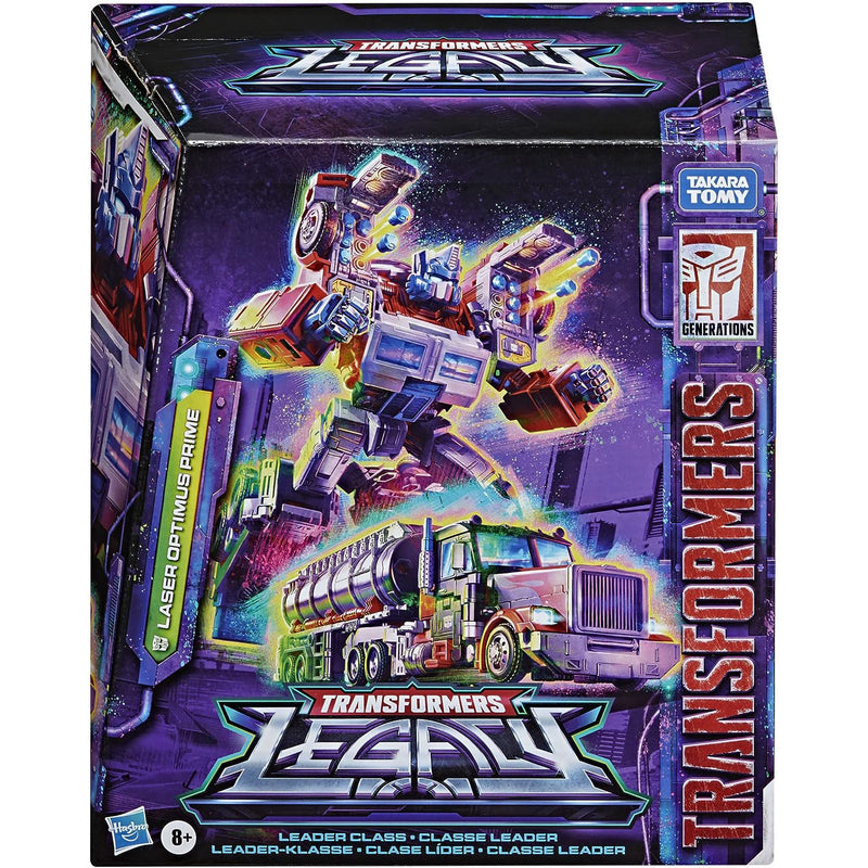 Transformers Generations Legacy Series: Leader G2 Universe Laser Optimus Prime Action Figure Toys & Games Hasbro