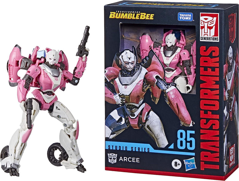 Transformers Studio Series: 85 Deluxe Class Bumblebee Arcee Action Figure Toys & Games Hasbro