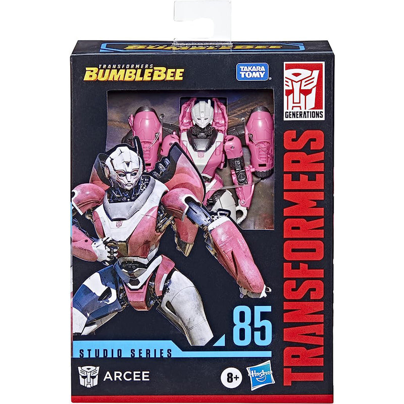 Transformers Studio Series: 85 Deluxe Class Bumblebee Arcee Action Figure Toys & Games Hasbro