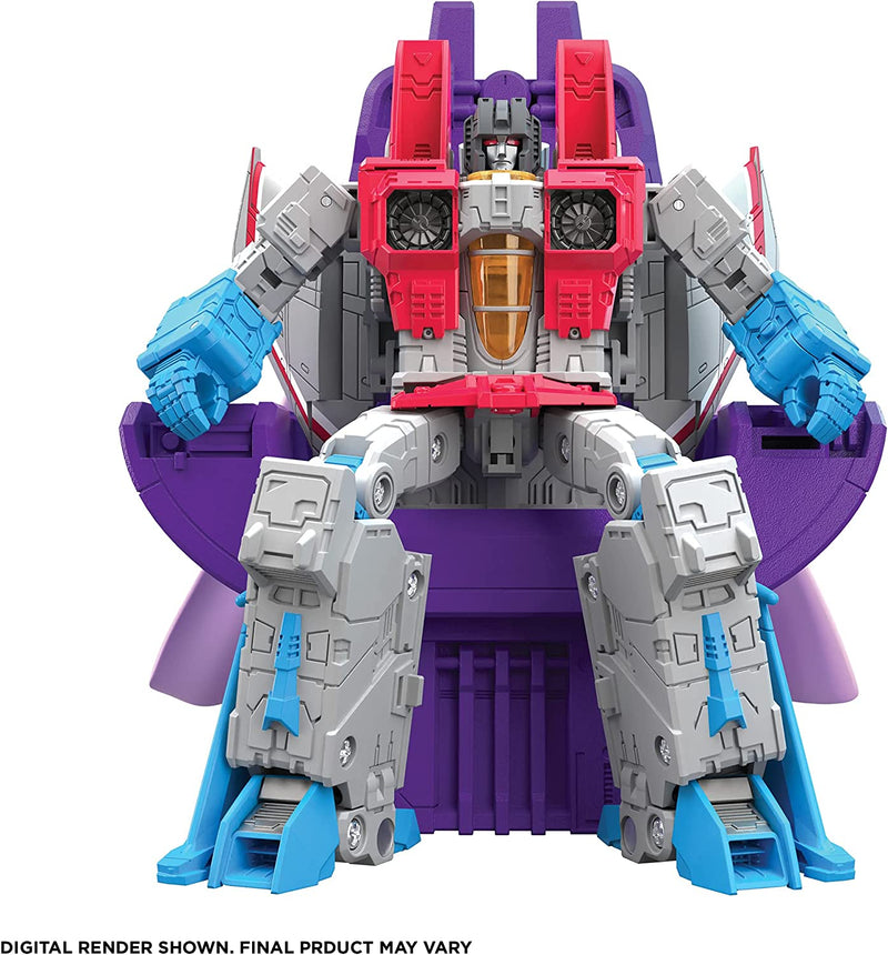 Transformers Studio Series 86-12 Leader The Transformers: The Movie 1986 Coronation Starscream 8.5 Inch Action Figure Toys & Games Hasbro