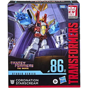 Transformers Studio Series 86-12 Leader The Transformers: The Movie 1986 Coronation Starscream 8.5 Inch Action Figure Toys & Games Hasbro