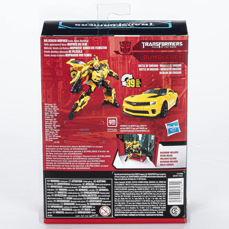 Transformers Studio Series: 87 Deluxe Class Dark of The Moon Bumblebee Action Figure Toys & Games Hasbro