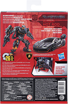 Transformers Studio Series 93 Deluxe Class Transformers: The Last Knight Autobot Hot Rod 4.5-inch Action Figure Toys & Games Hasbro