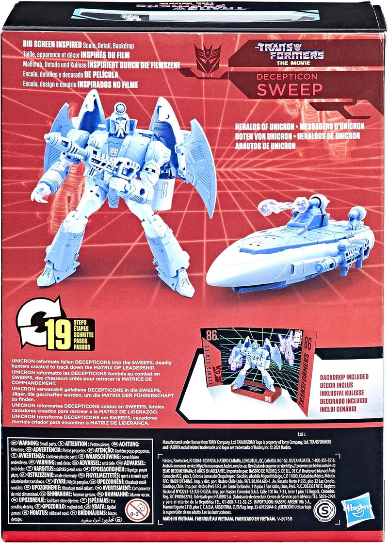 Transformers Studio Series: 86-10 Voyager Class The Transformers: The Movie 1986 Decepticon Sweep Action Figure Toys & Games Hasbro
