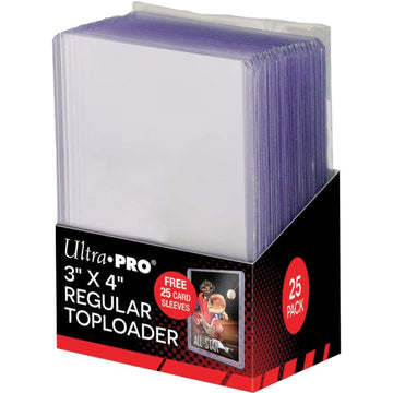 Ultra Pro: Toploader 3" X 4" Regular - 25 count Card Game Ultra Pro