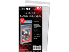Ultra Pro: PSA Slab Plastic Sleeves Resealable - 100 Count Card Game Ultra Pro