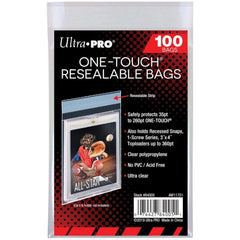 Ultra Pro: One Touch Resealable Bags - 100 Count Card Game Ultra Pro