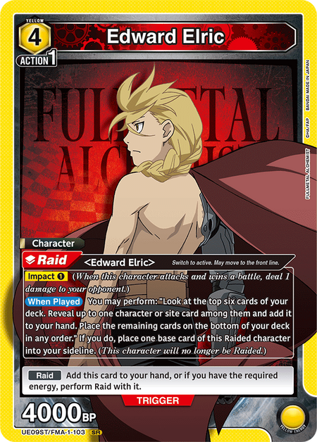 Union Arena TCG: FullMetal Alchemist Starter Deck Card Game Bandai Namco