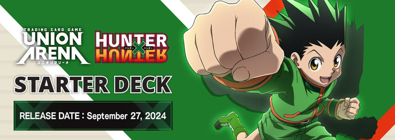 Union Arena TCG: Hunter x Hunter Starter Deck Card Game Bandai Namco