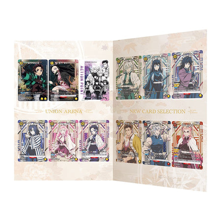 Union Arena TCG: Demon Slayer Kimetsu no Yaiba - New Card Selection - Japanese - 12 Cards Card Game Bandai Namco