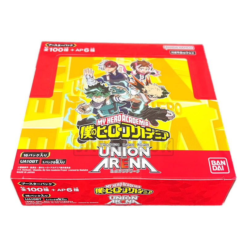 Union Arena My Hero Academia Booster Box - 16 Packs - Japanese Card Game Bandai Namco